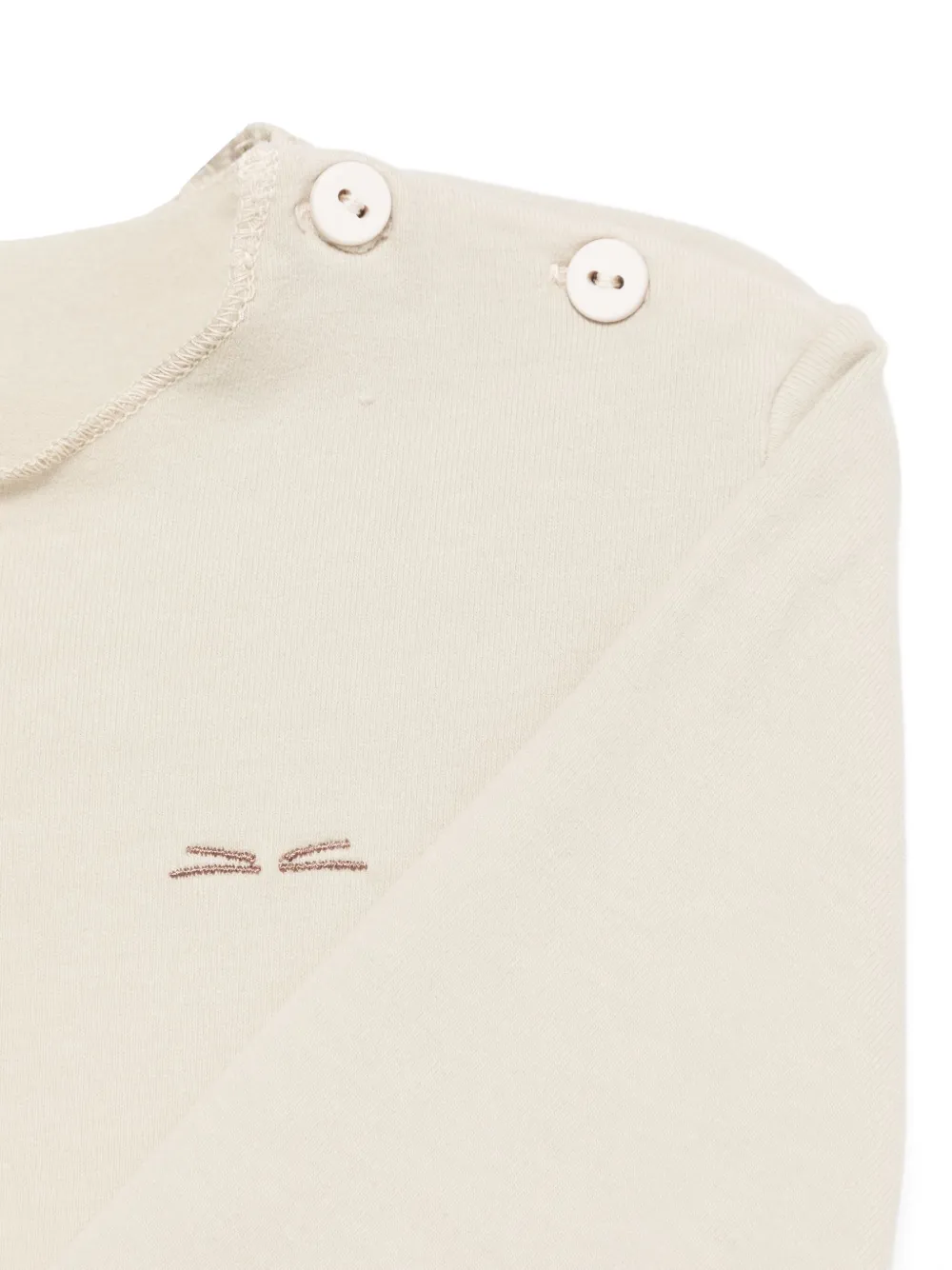 TEDDY & MINOU Jersey T-shirt Beige