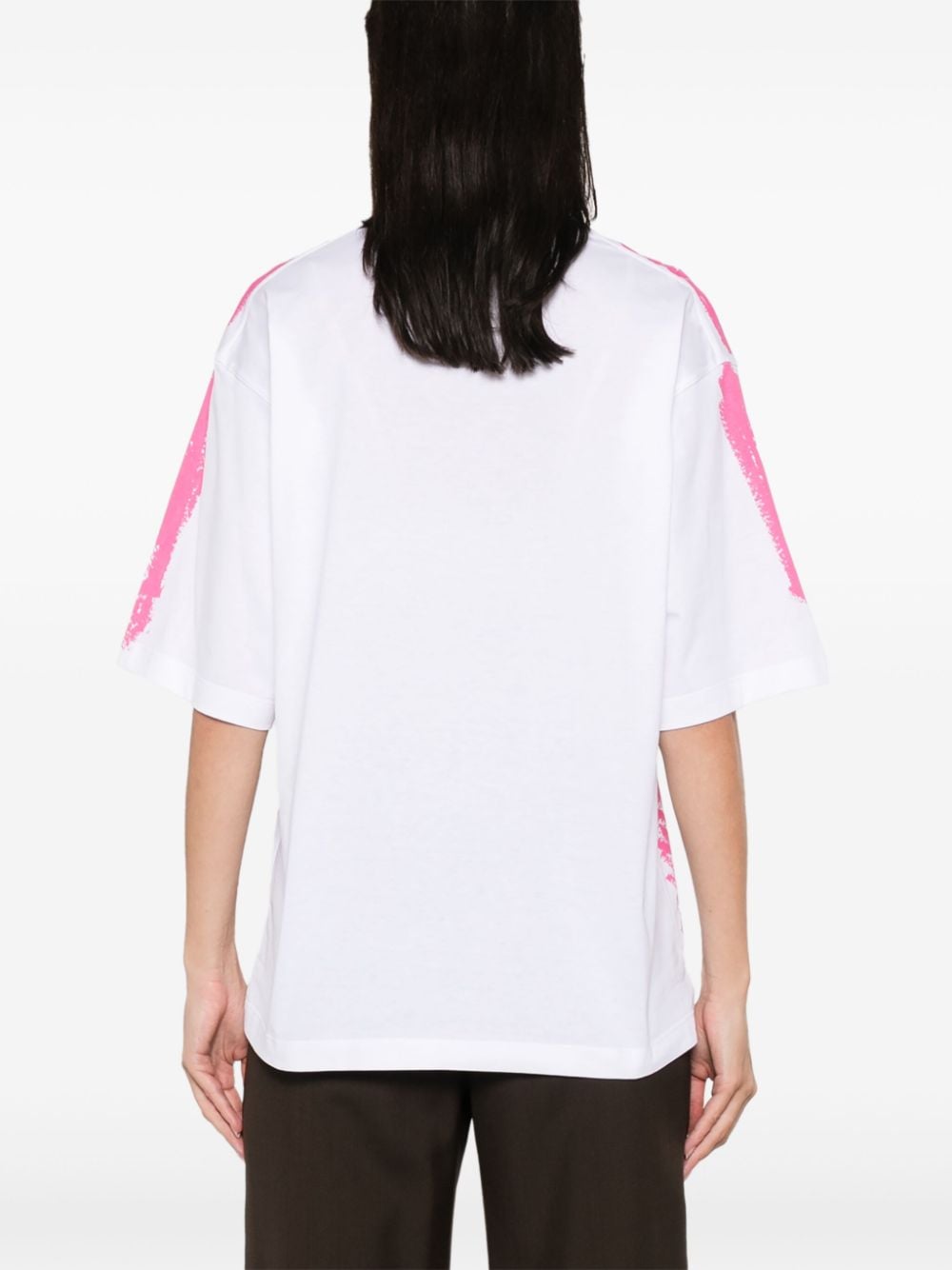 Shop Marni Illustration-print T-shirt In Weiss