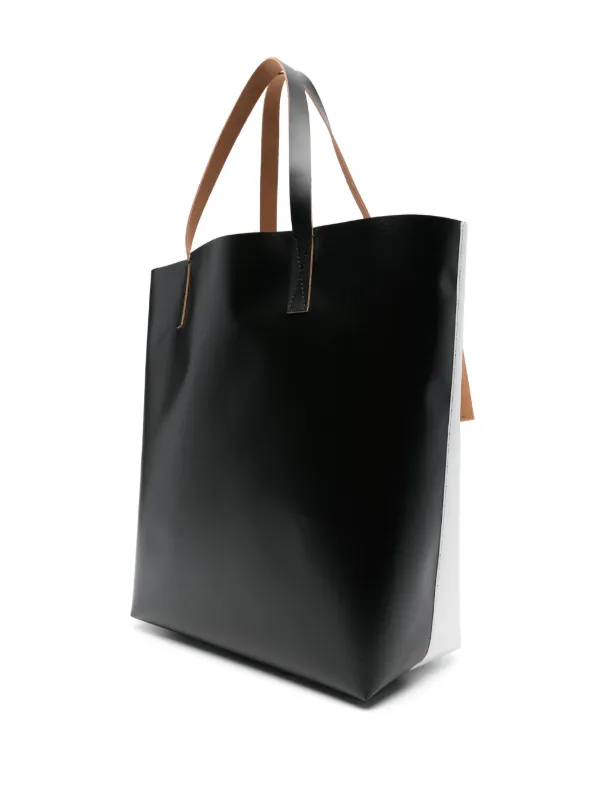 ■MARNI■ Logo Print Tote Bag White SHMQ0053U2P596800W12 SHM Marni logo-print Tote Bag | White | FARFETCH