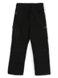 John Richmond Junior twill-weave cargo trousers - Black