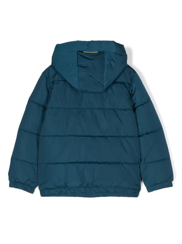 TRUSSARDI JUNIOR Doudoune a Fermeture Zippee Bleu FARFETCH MA