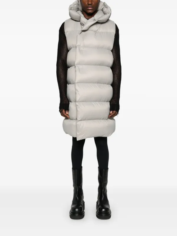 (正規店出品)RICK OWENS WOMEN HOODED LINER COAT Purple Hooded Liner Down Coat by Rick Owens on Sale