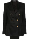 Tagliatore checkered suit - Grey