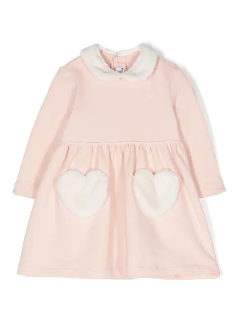 Il Gufo logo-embroidered dress