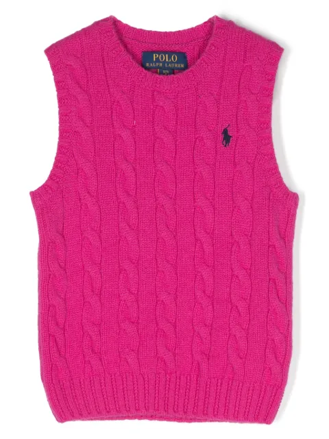 POLO RALPH LAUREN KIDS Polo Pony-embroidered vest