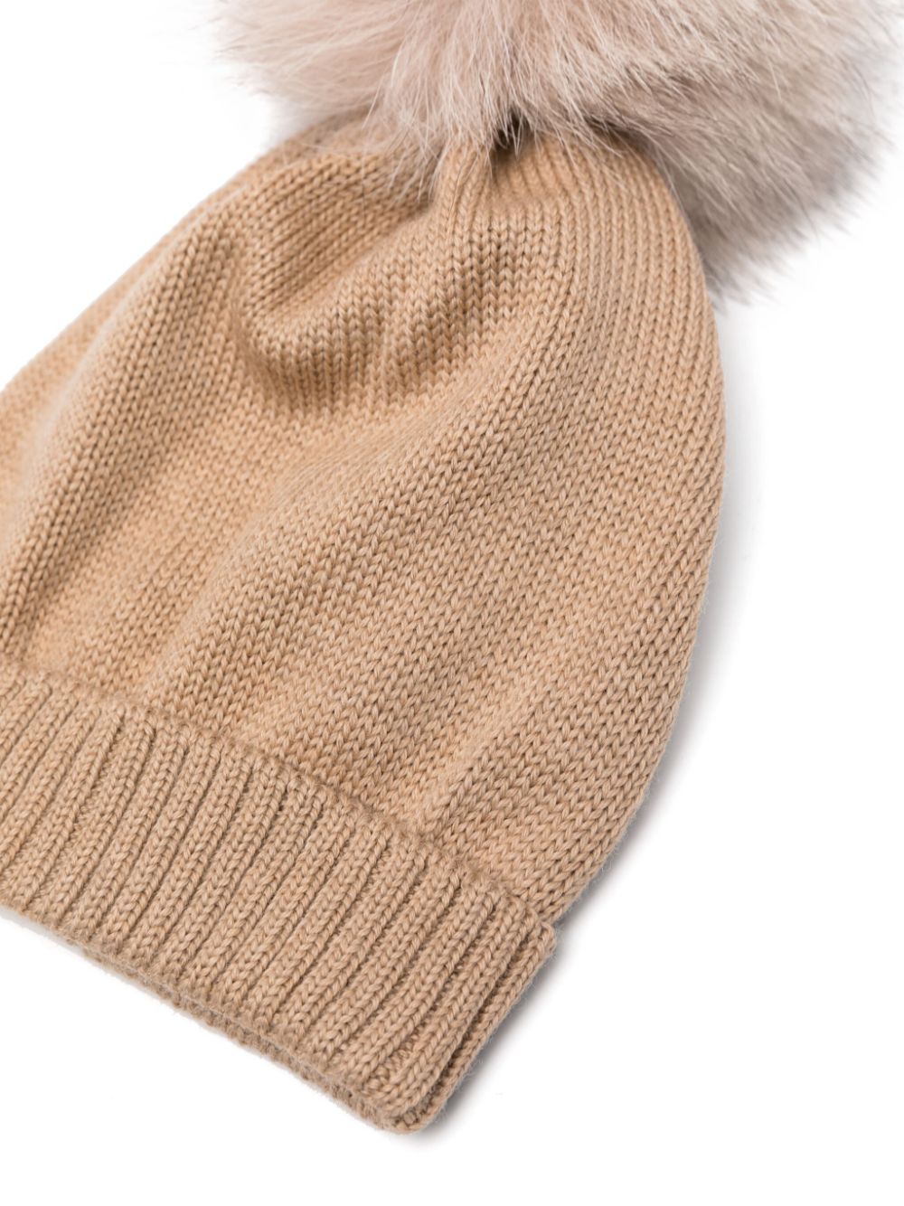 Colorichiari Muts met pompon - Beige