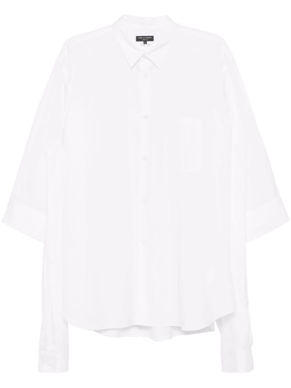 Comme des Garçons Homme Plus double-sleeves shirt - White