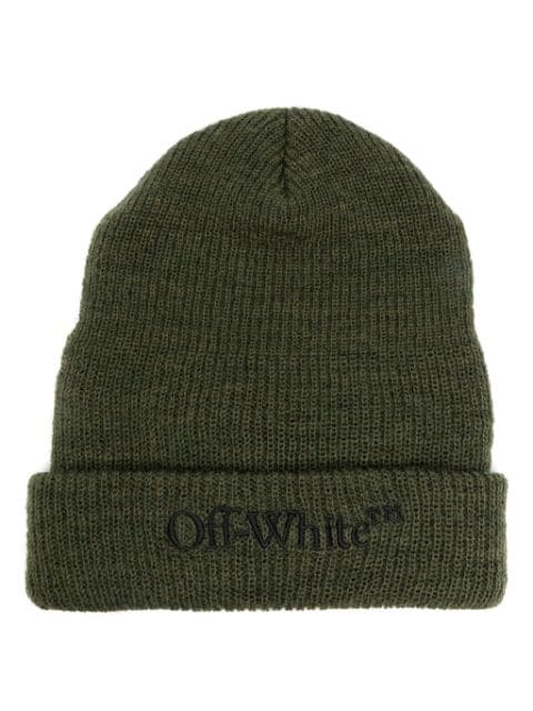 logo-embroidered beanie