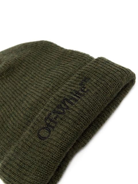 logo-embroidered beanie