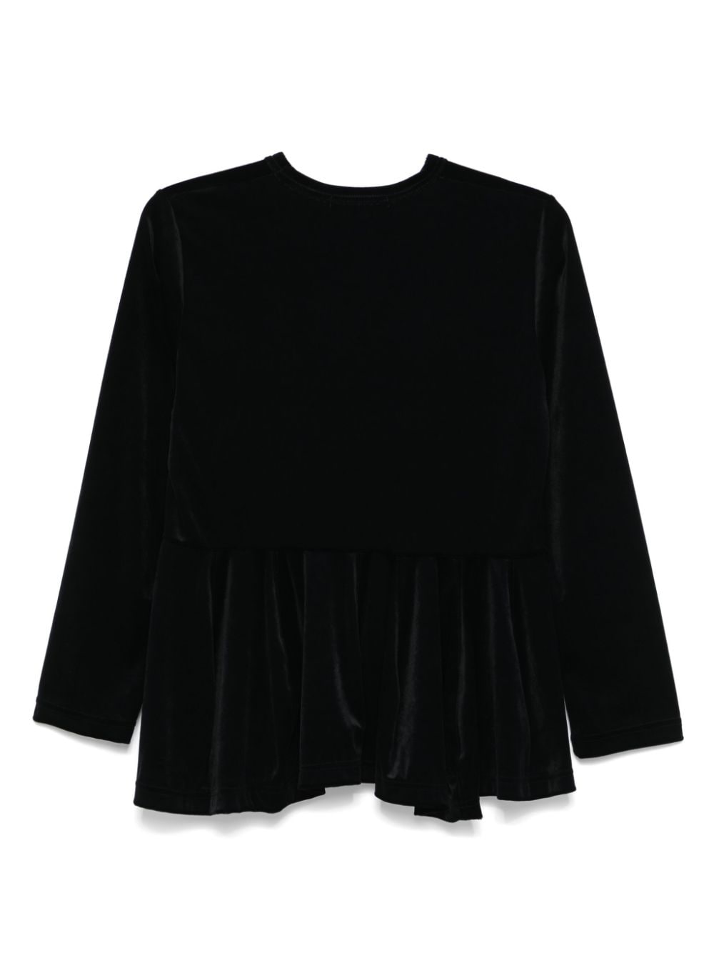 Comme Des Garçons Comme Des Garçons peplum top - Zwart