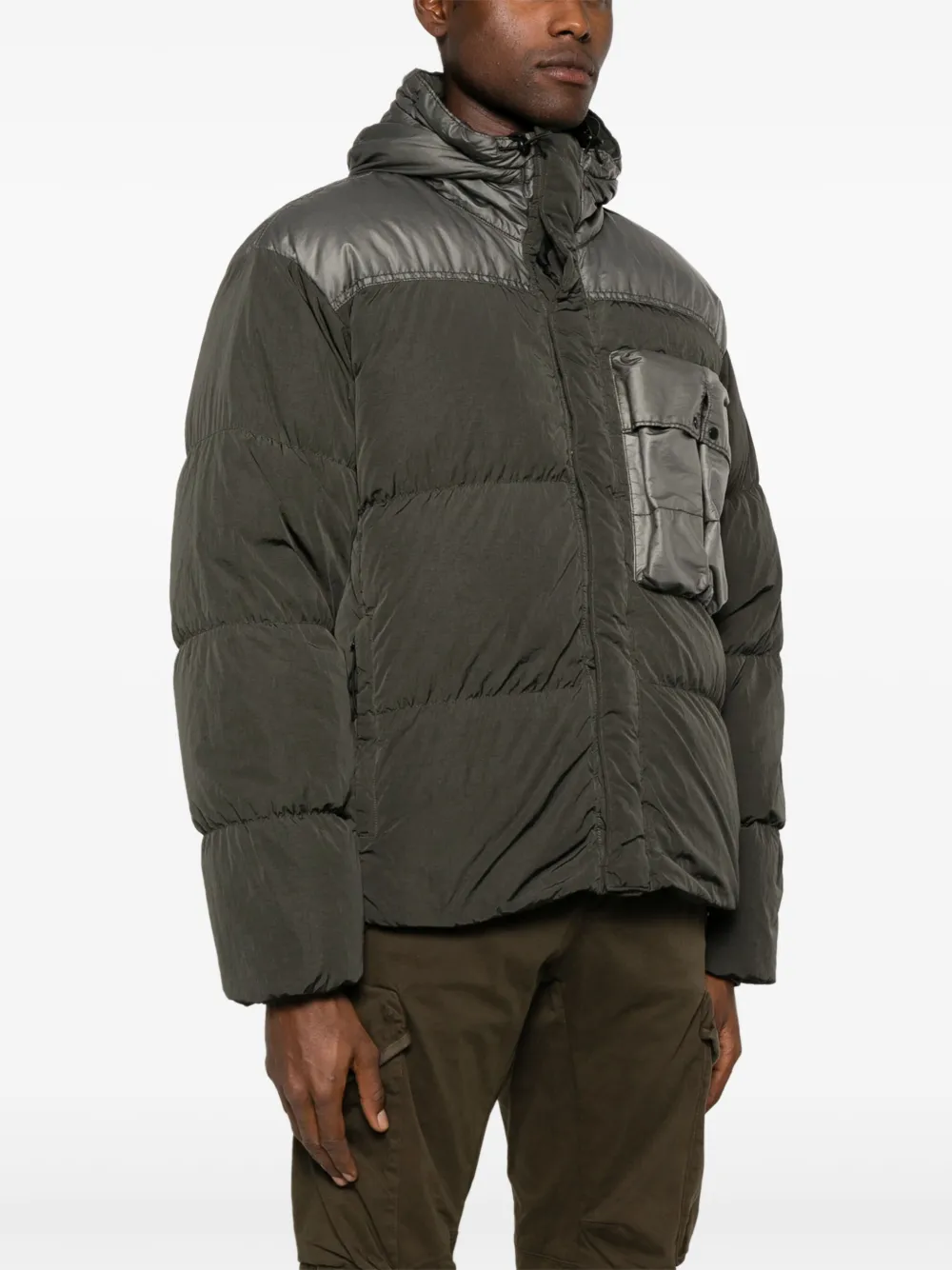 C.P. Company Eco Chrome-R donsjack Groen