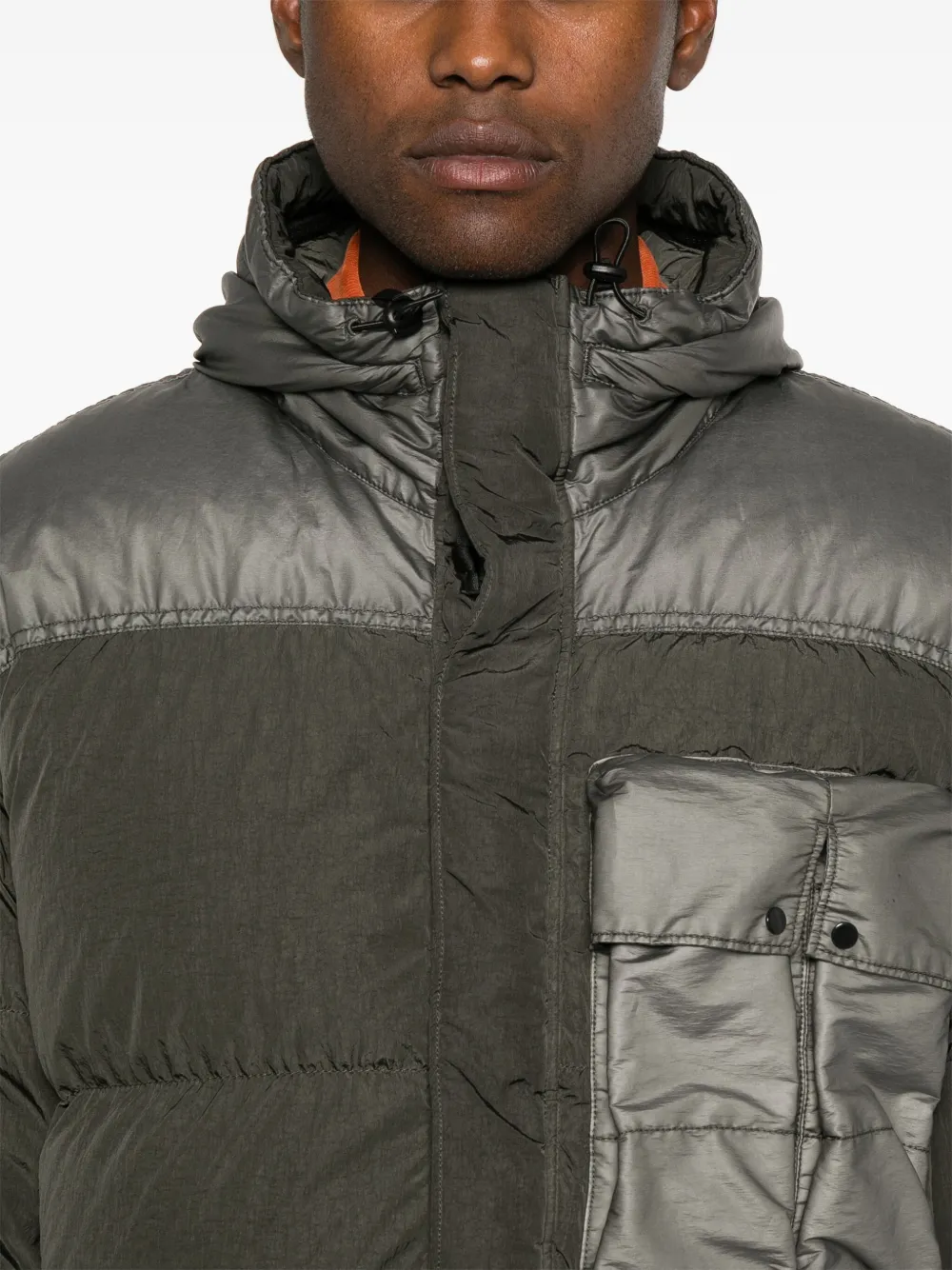 C.P. Company Eco Chrome-R donsjack Groen