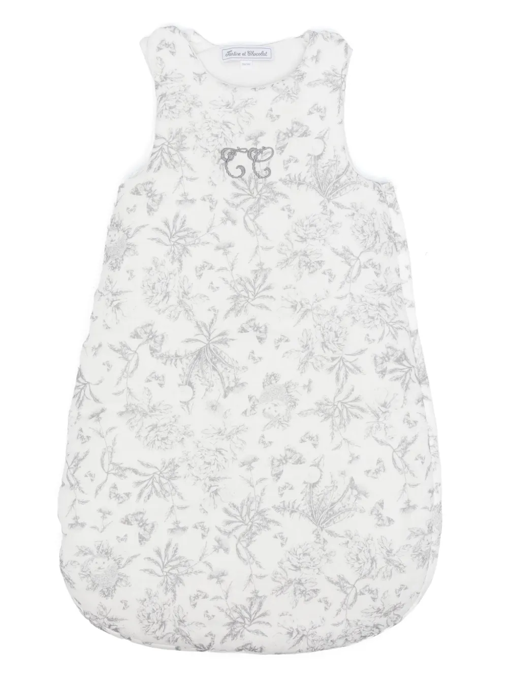 Tartine Et Chocolat Sacco nanna Toile De Jouy - Bianco