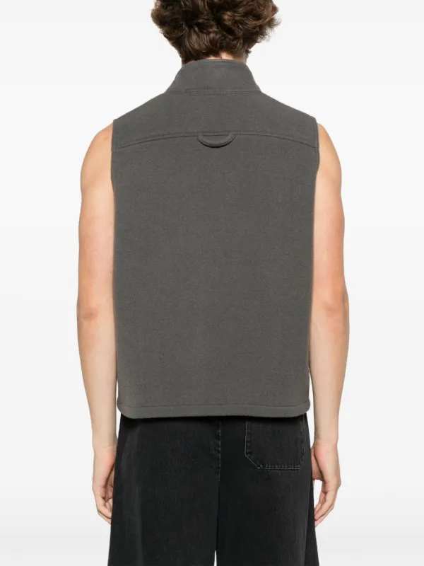 Rier Fleece Vest | Grey | FARFETCH
