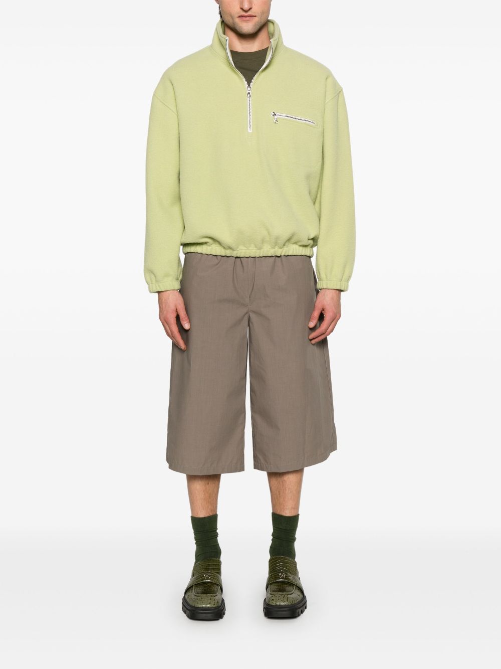 Rier fleece pullover - Green