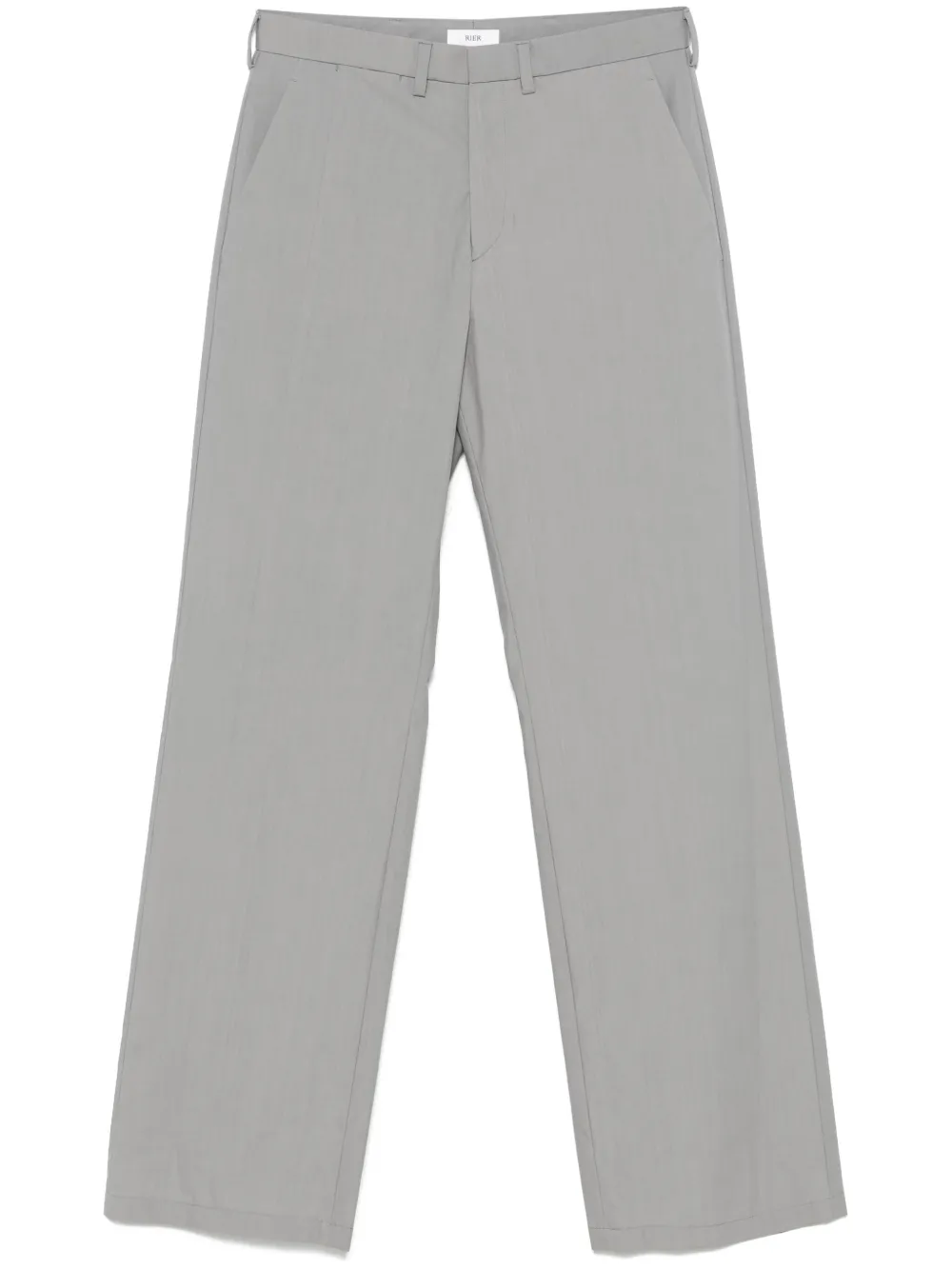 waxed poplin trousers