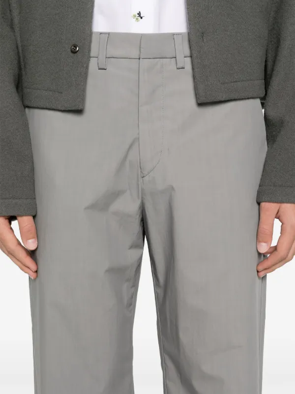 パンツ rier wax cotton pants 25ss Rier ワックスパンツ | グレー | FARFETCH JP