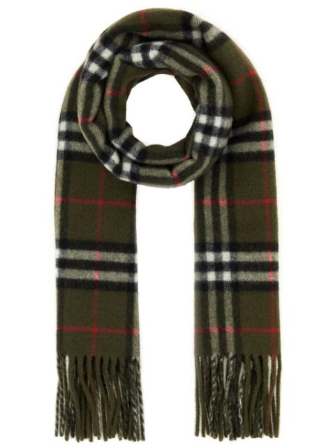 Burberry checked scarf Men