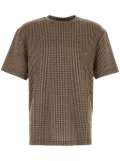 Giorgio Armani embroidered T-shirt - Brown