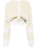 Maison MIHARA YASUHIRO long-sleeve cropped jacket - White