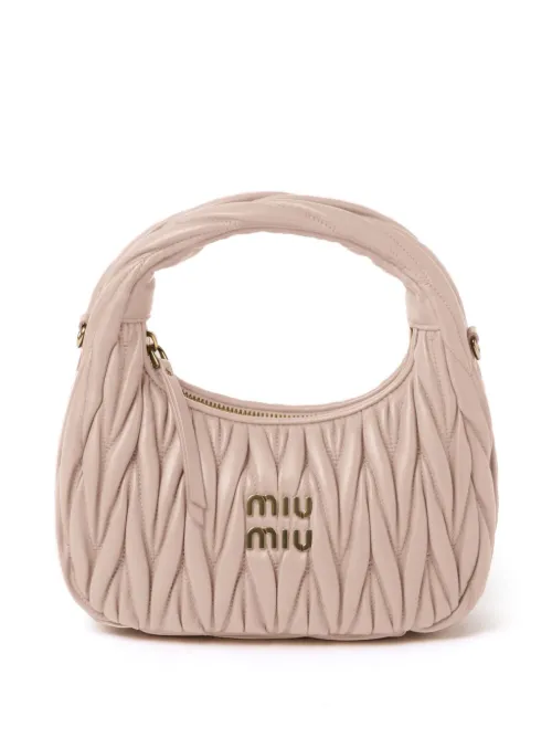Sac à main Wander en cuir matelassé - Miu Miu - Modalova