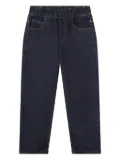 Kenzo Kids elasticated-waist jeans - Blue