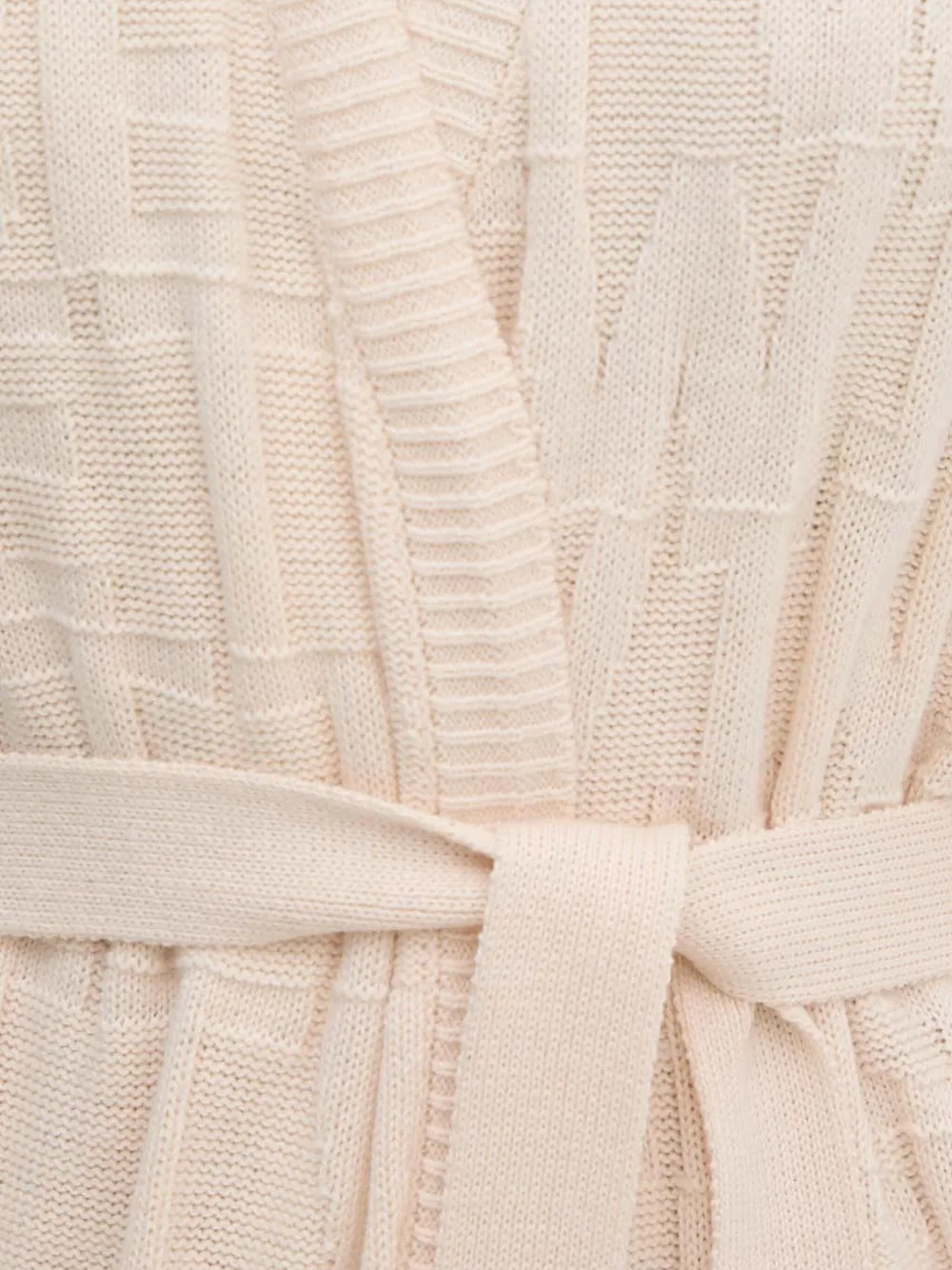 TWINSET Vest met ceintuur en logodetail Beige