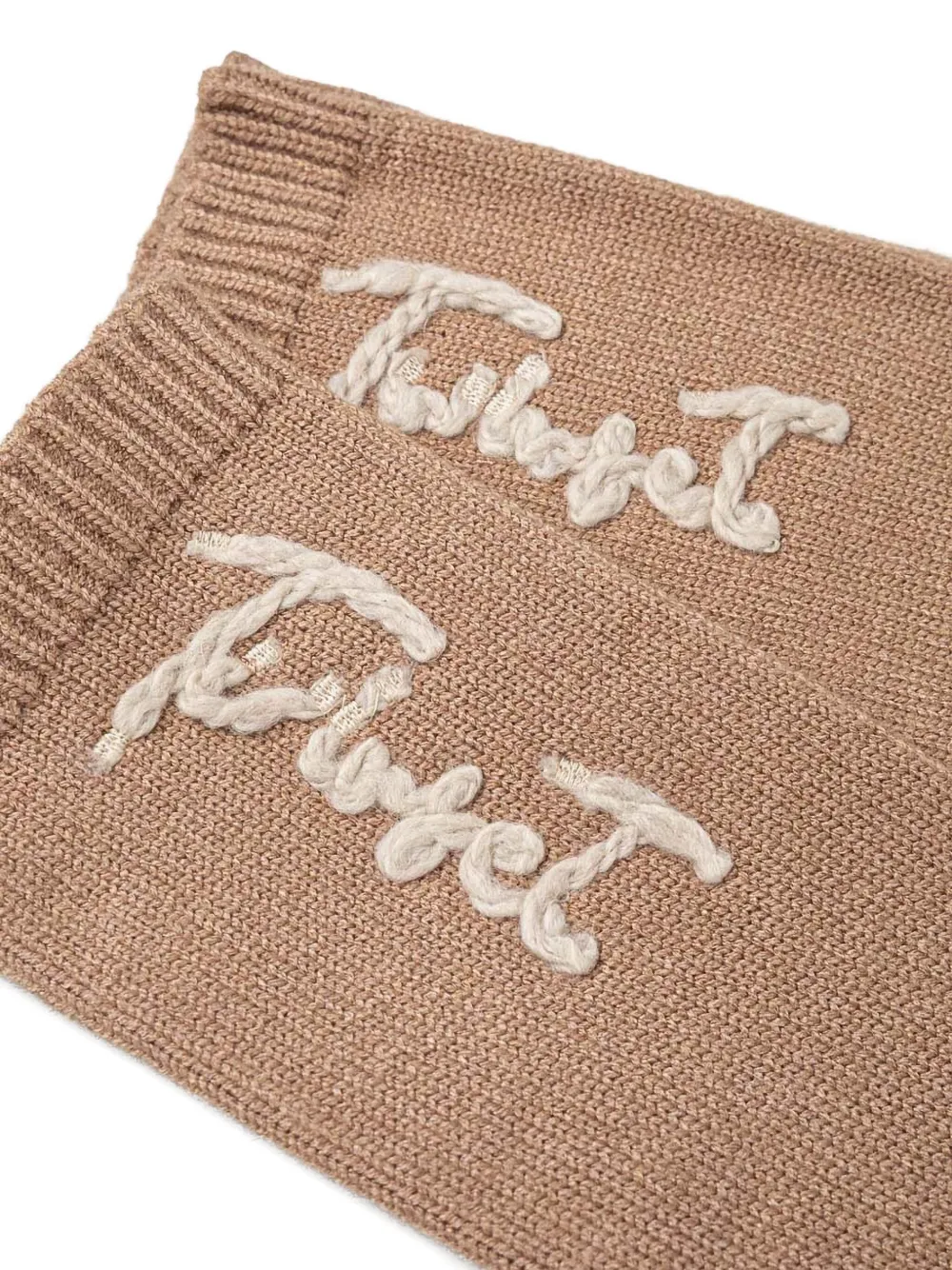 TWINSET Handschoenen met geborduurd detail - Bruin