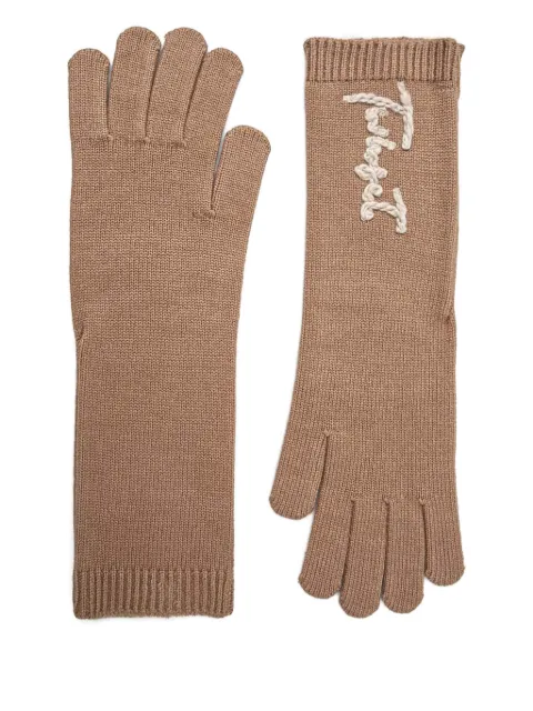 TWINSET embroidered-detail gloves