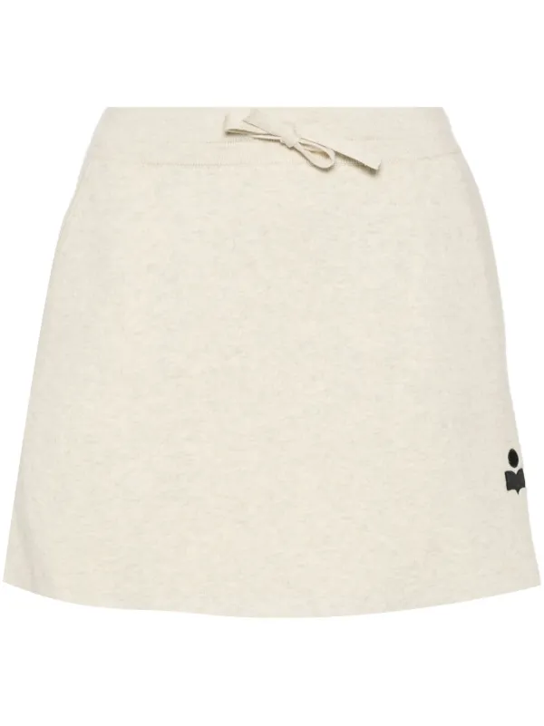 Marant Étoile Amaline Mini Skirt in Grey
