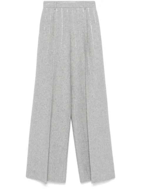 Ermanno Scervino pinstriped bootcut trousers