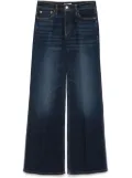RE/DONE mid-rise wide-leg jeans - Blue