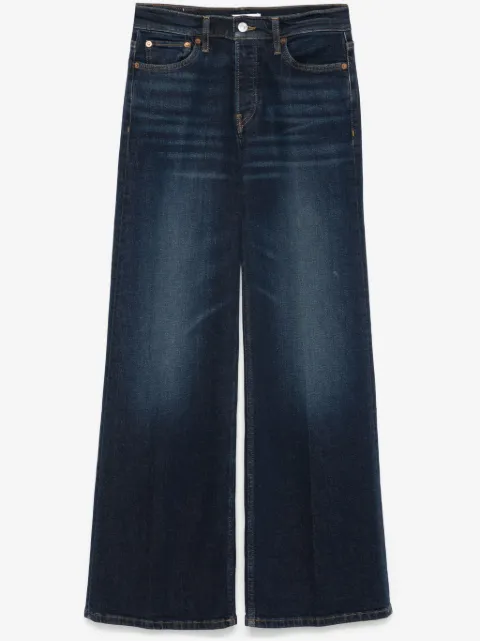 RE/DONE mid-rise wide-leg jeans