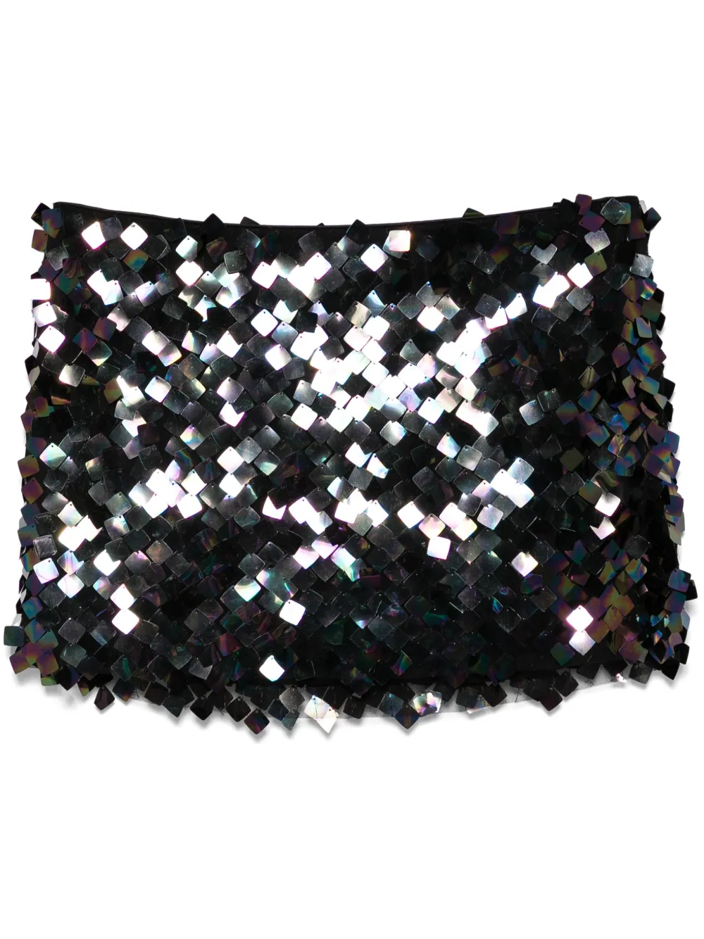 Amen paillette-embellished skirt - Multicolour
