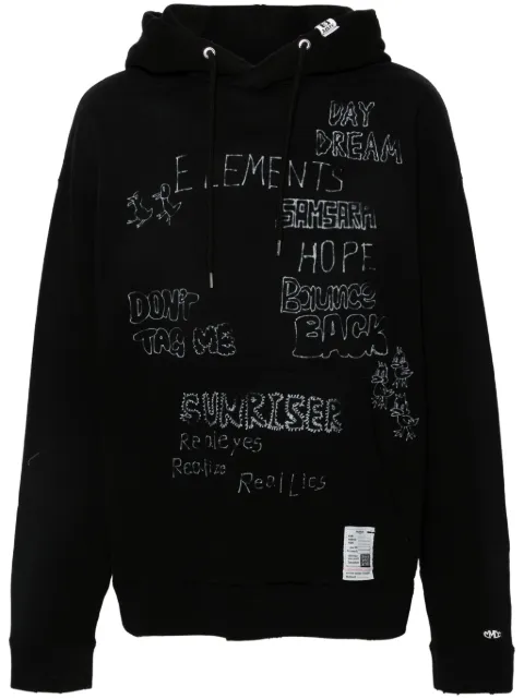 Maison MIHARA YASUHIRO hoodie con estampado gráfico