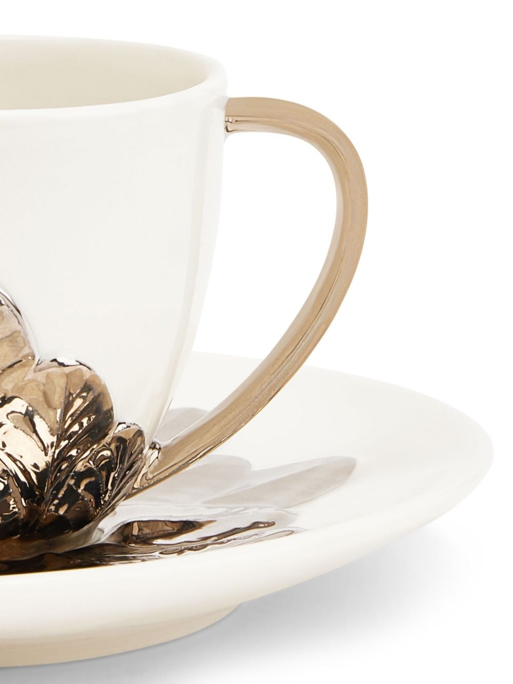 VILLARI Peacock tea cup - Wit