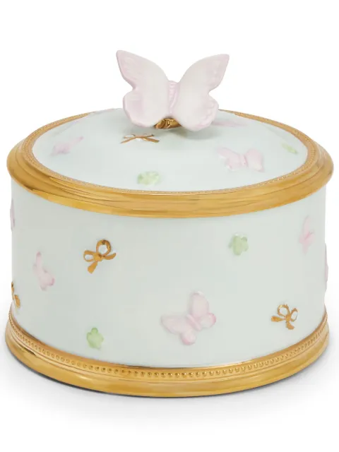 VILLARI Butterfly round trinket box