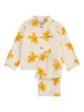 Bobo Choses Candy Cottage gingerbread-print tracksuit set - Neutrals