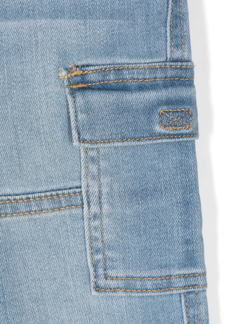 Levi's Kids Cargo jeans met toelopende pijpen Blauw