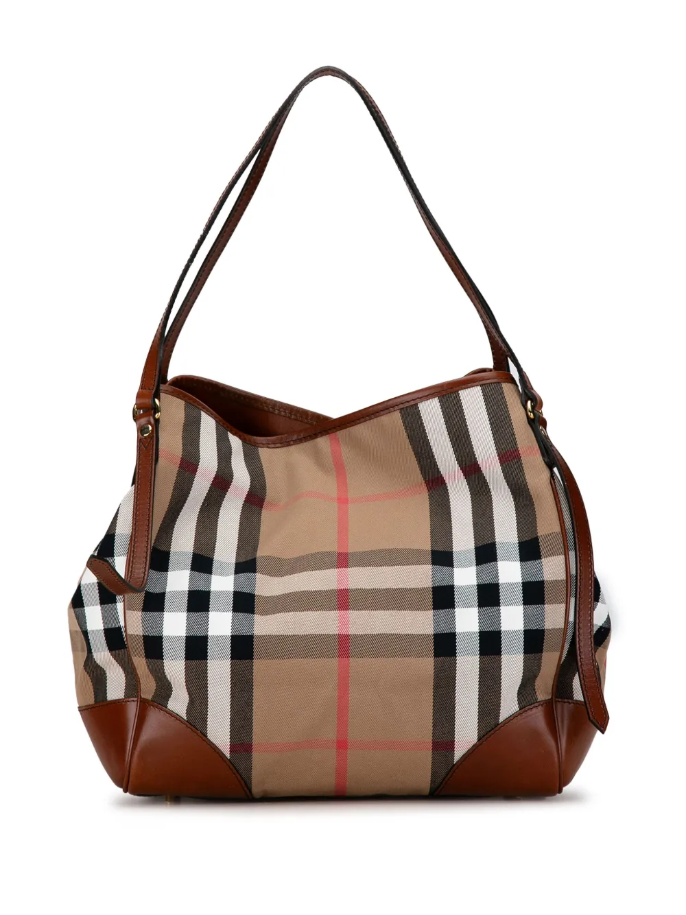 Burberry Pre-Owned 2000-2017 House geruite canvas Canterbury shopper - Bruin