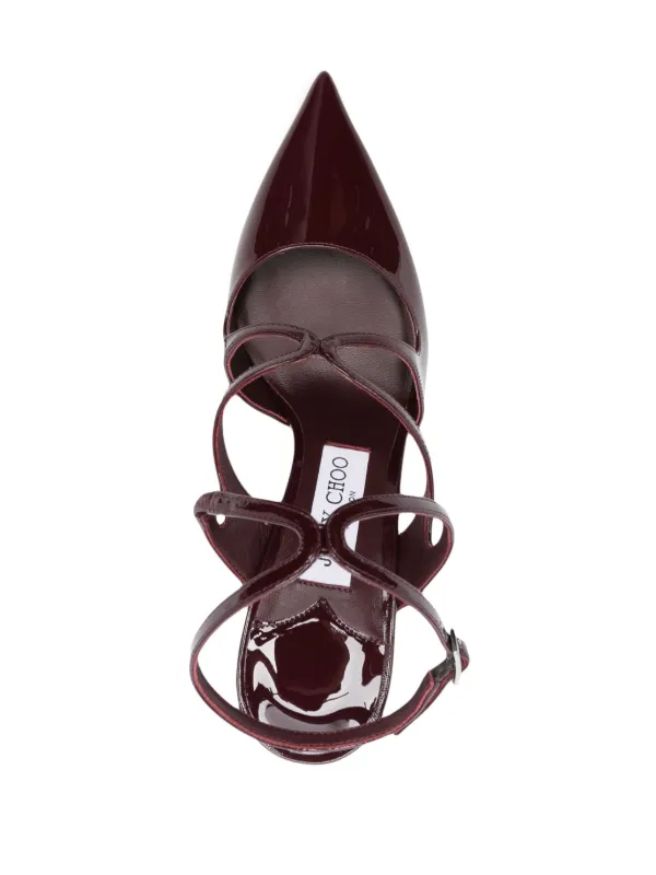 Jimmy Choo 95mm Azia Pumps | Red | FARFETCH