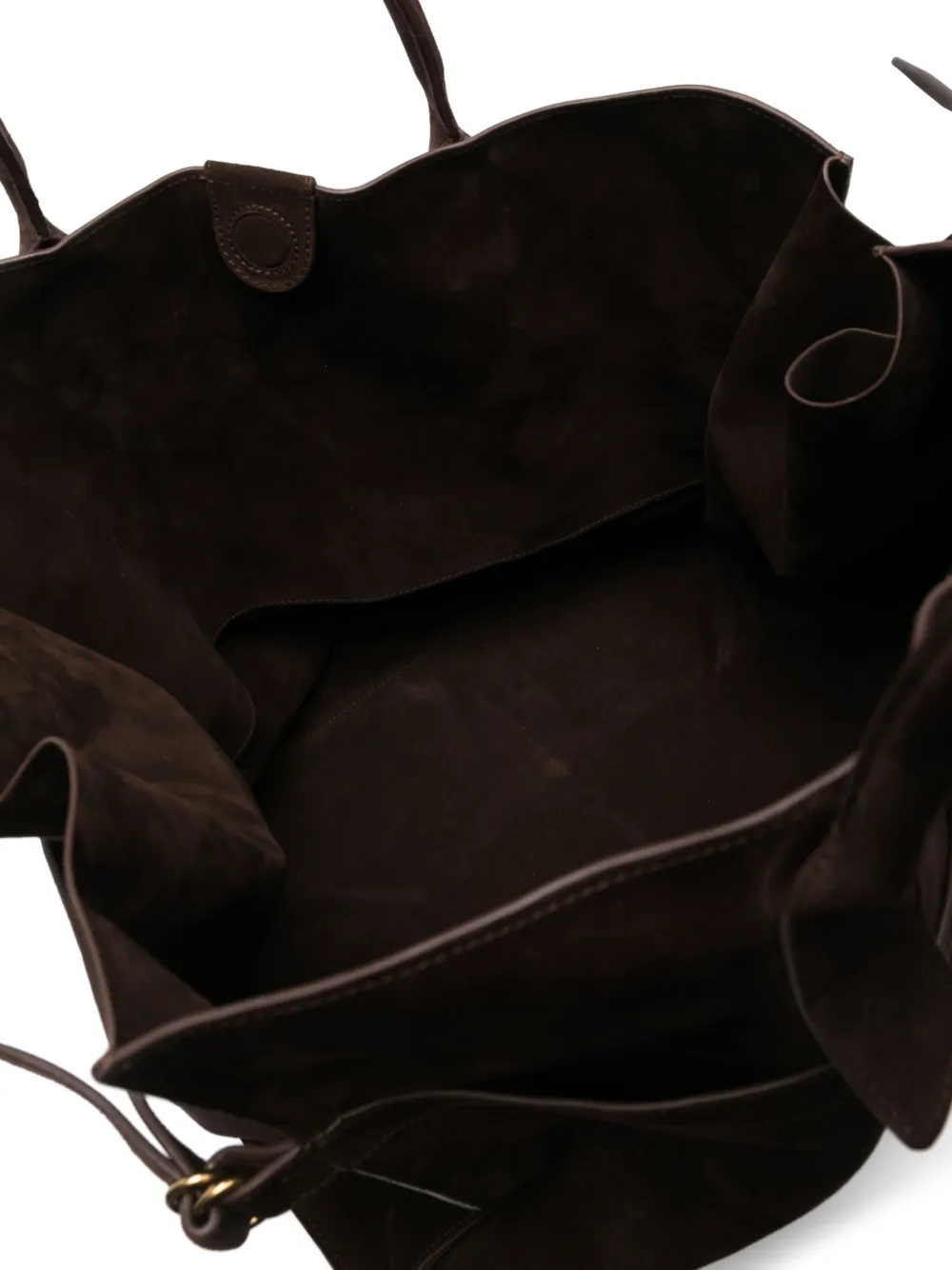 Soeur Blaine Suede Tote Bag In Brown