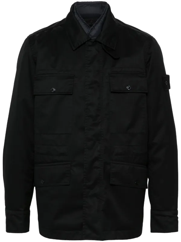 Stone island ghost overshirt black online