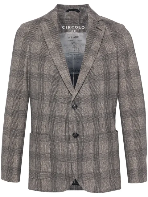 Circolo 1901 blazer con motivo de cuadros príncipe de Gales