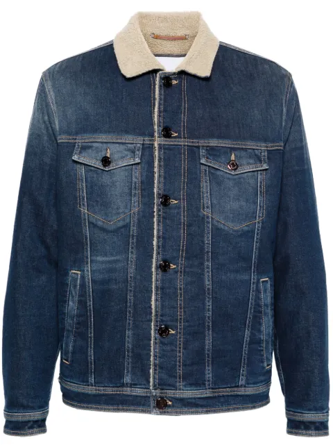 Jacob Cohën contrasting-collar denim jacket