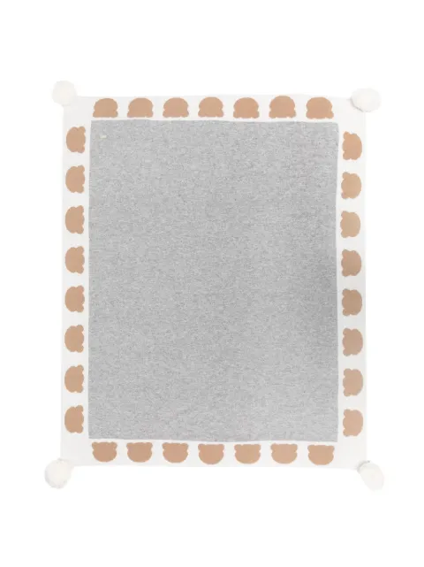 Le Bebé Enfant Manta de jacquard teddy bear