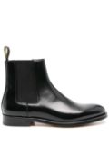 Doucal's leather boots - Black