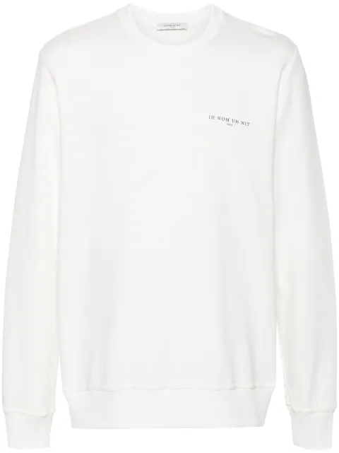 Ih Nom Uh Nit Pearls and Roses Mask-print sweatshirt