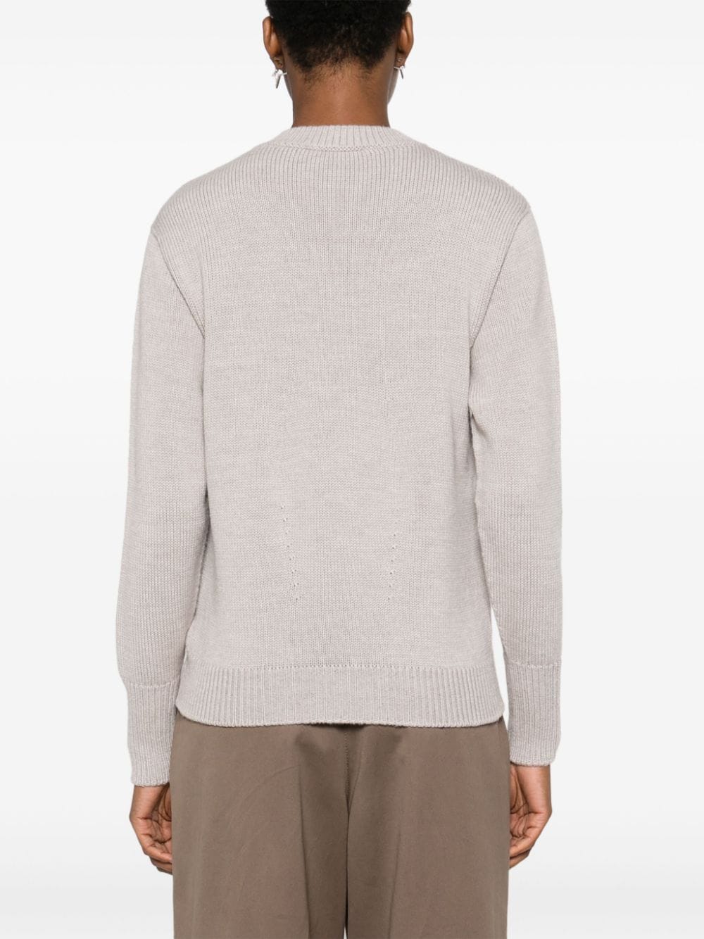 Shop Zanone Virgin Wool Sweater In Grey