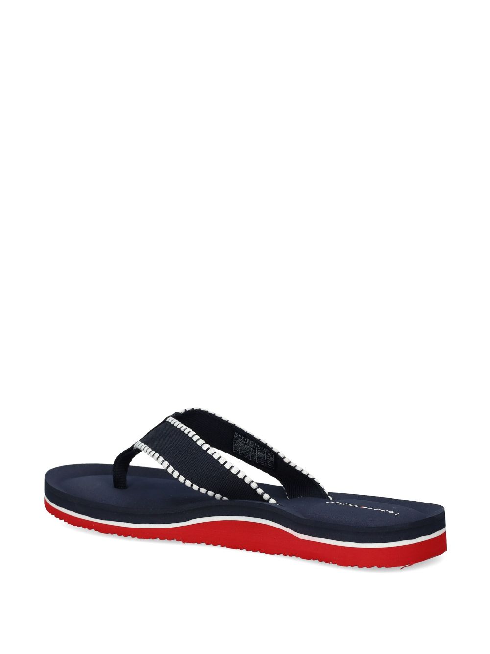 Tommy Hilfiger Webbing teenslippers met logoprint Blauw